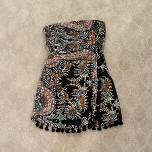 Lulu's Multicolor Strapless romper